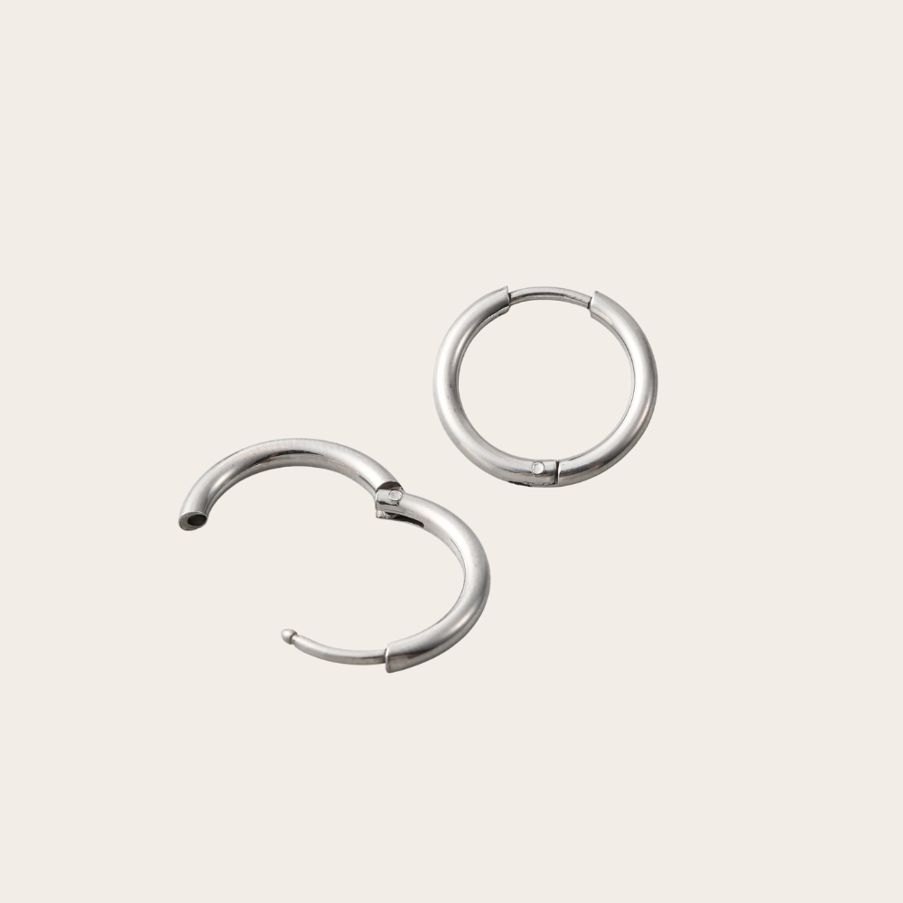 ronde oorringen | goud of zilver | basic