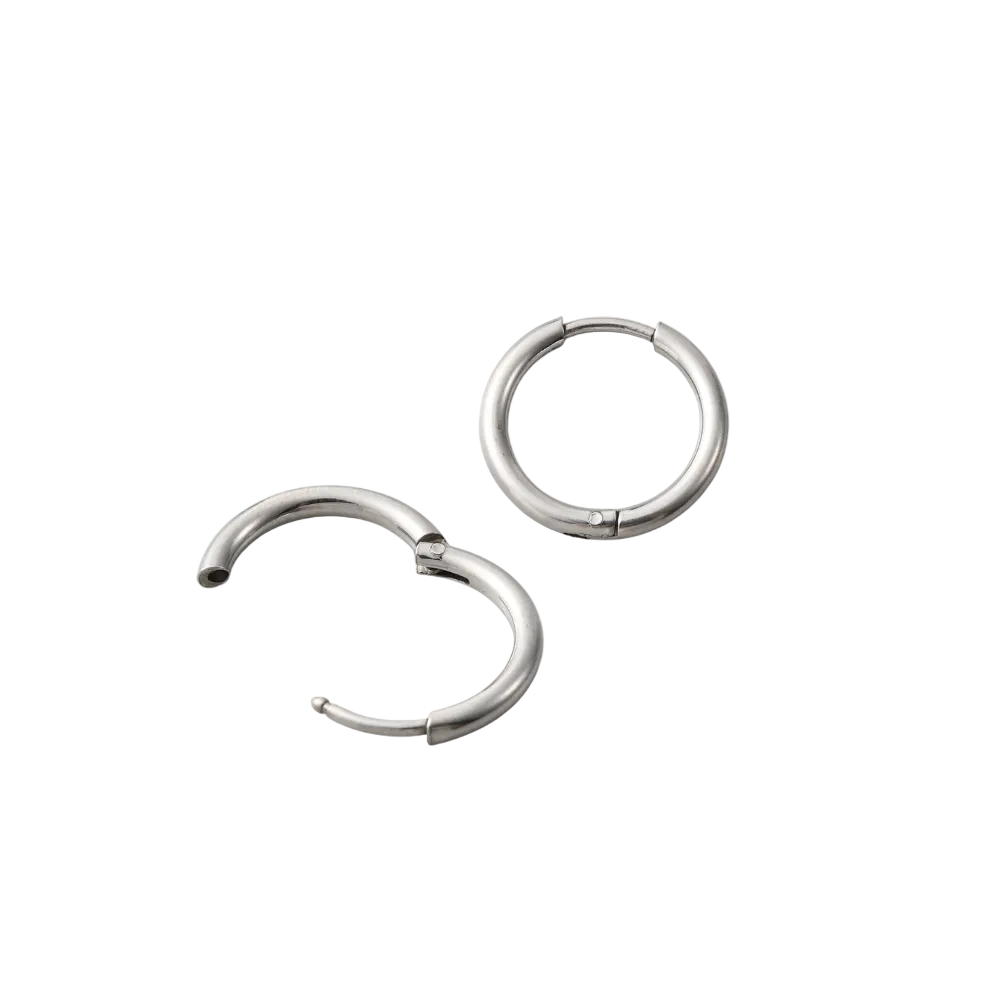 ronde oorringen | goud of zilver | basic