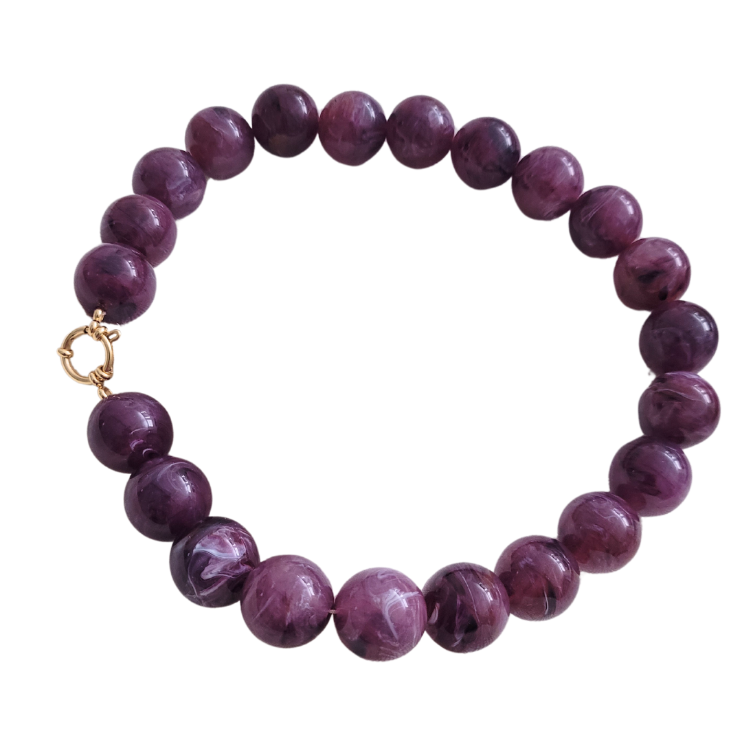 Statement ketting | grote kralen