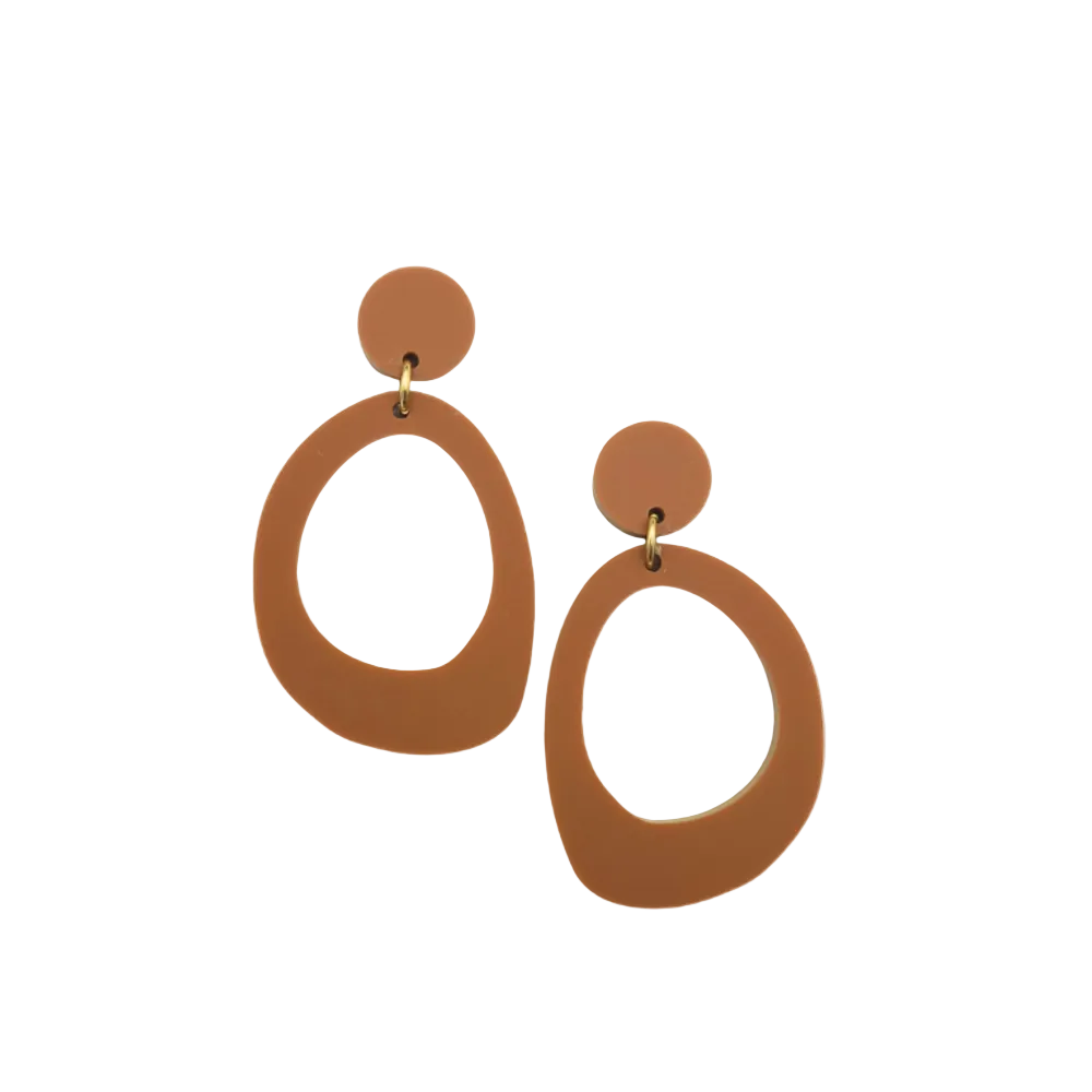 Statement oorbellen organisch | Arwen MAT
