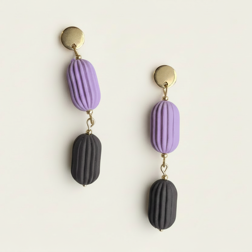 Statement oorbellen | kralen | Olivia