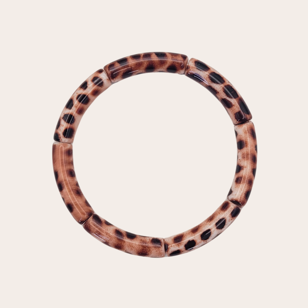 Tube armband | luipaard print