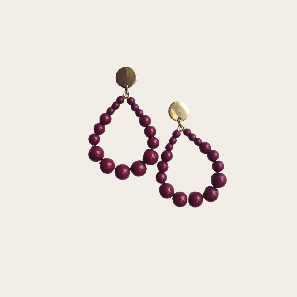 Statement oorbellen | Druppel | Juna | Glans