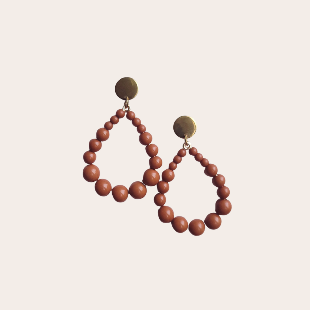 Statement oorbellen | Druppel | Juna | Glans