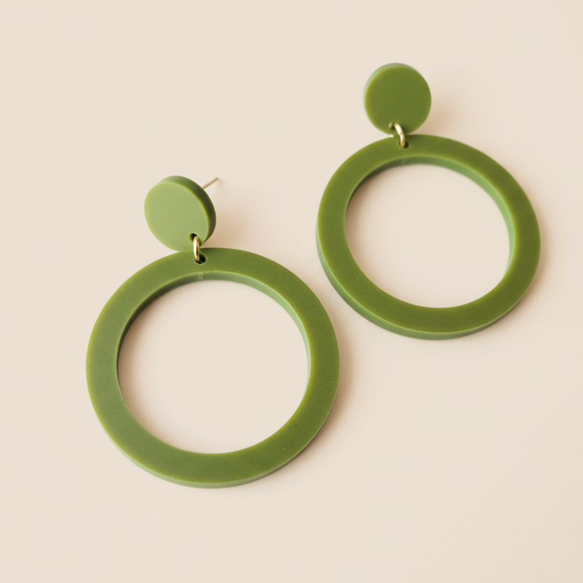 Statement oorbellen | Rond | Nina | MAT