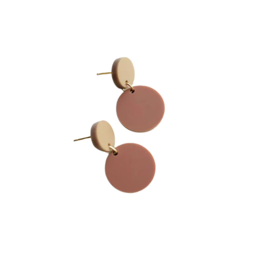 Kleine oorstekers rond | Vieve | multicolor