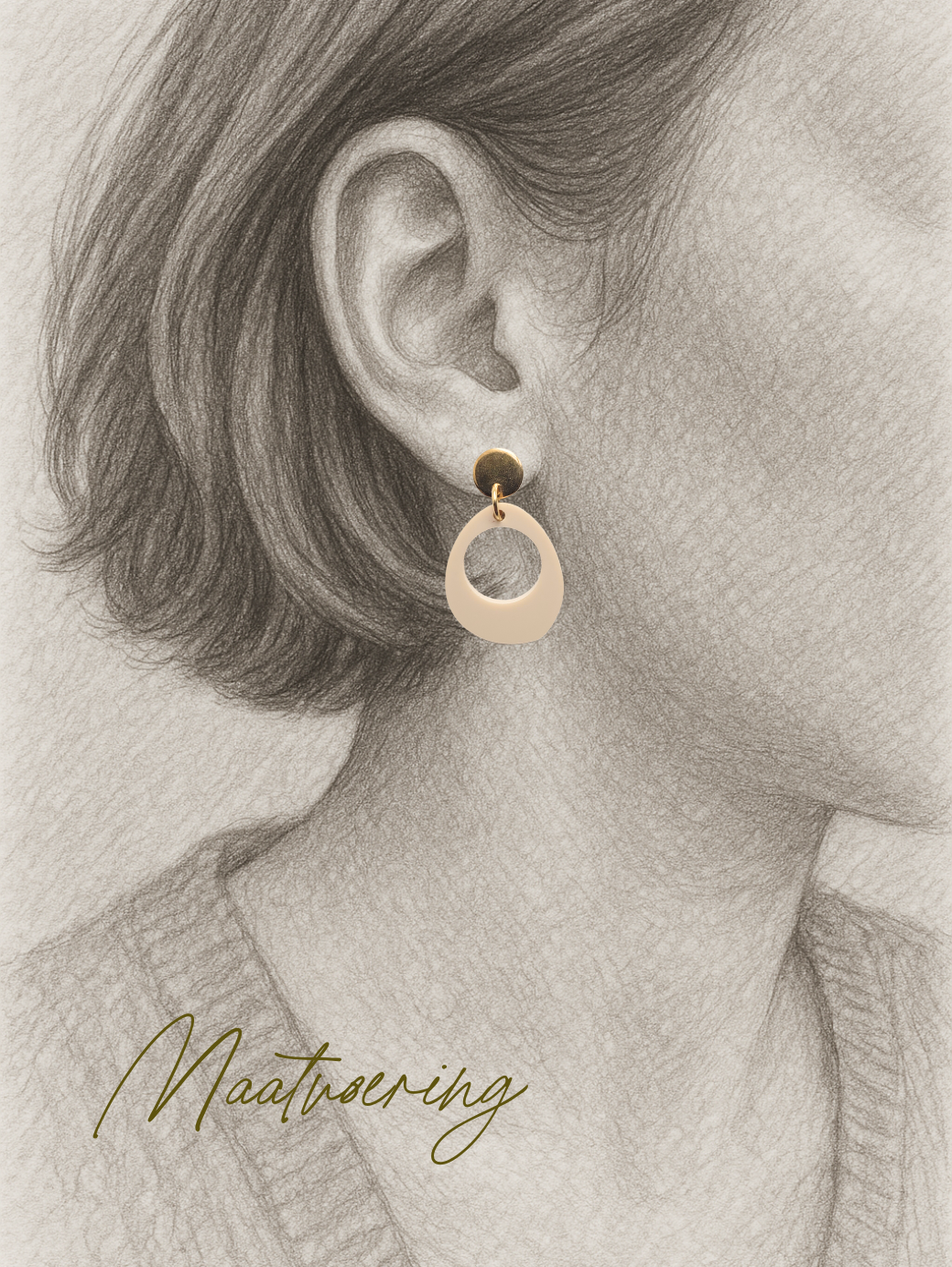 Handgemaakte kleine oorstekers Marieke – MAT