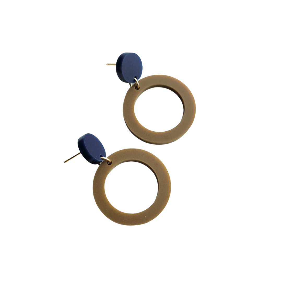 Statement oorbellen | Rond | Nina Multicolor