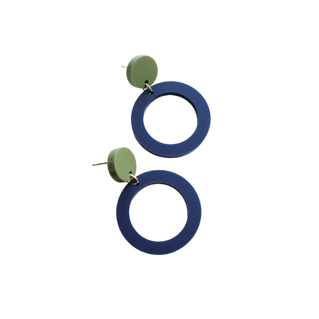 Statement oorbellen | Rond | Nina Multicolor