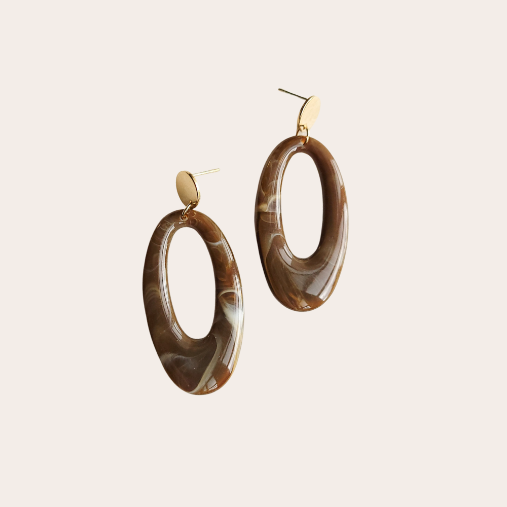 Statement oorbellen | ovaal | Mirjam