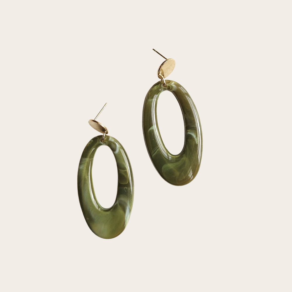 Statement oorbellen | ovaal | Mirjam