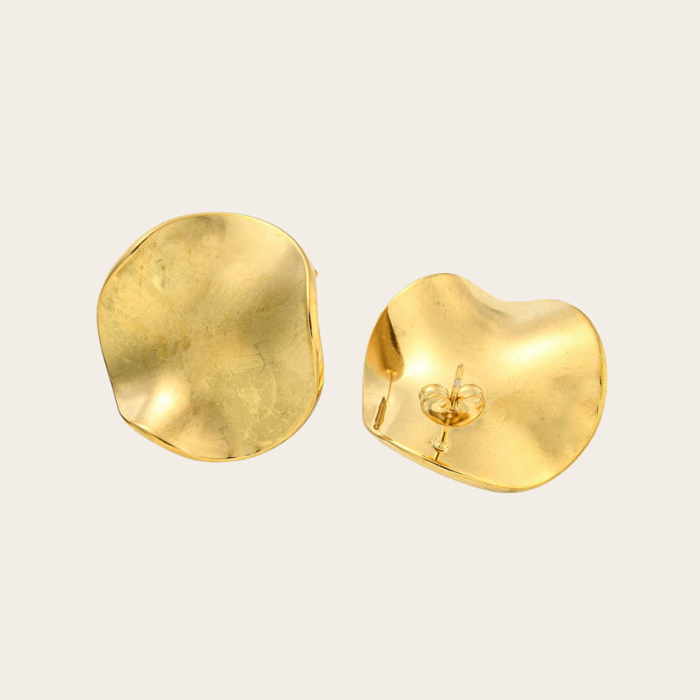 Gouden oorstekers voor een bruiloft of feestje