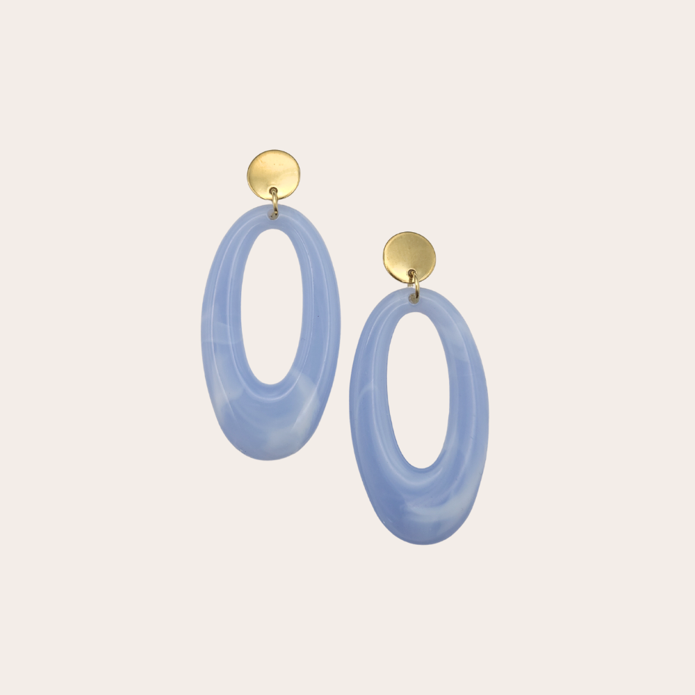 Oorbellen Statement Big Love - Roze/Goud | Charmz By Dy