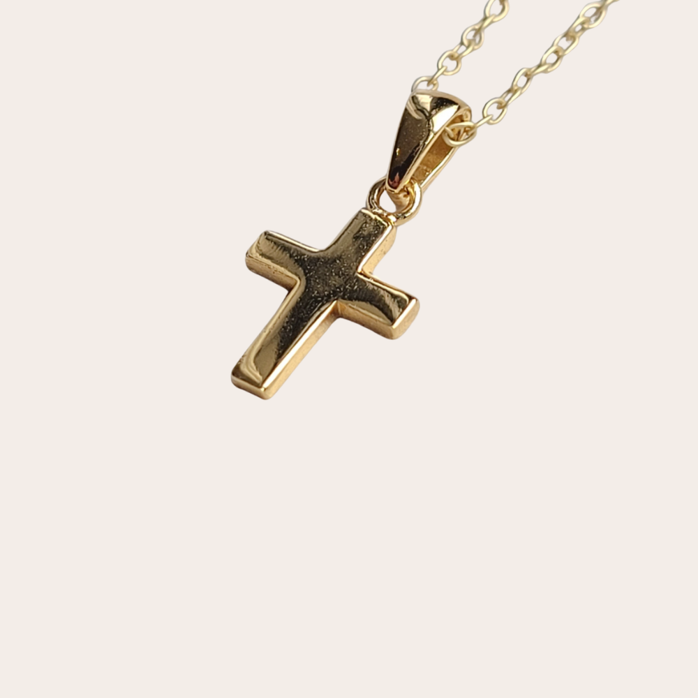 Ketting met kruisje | goud