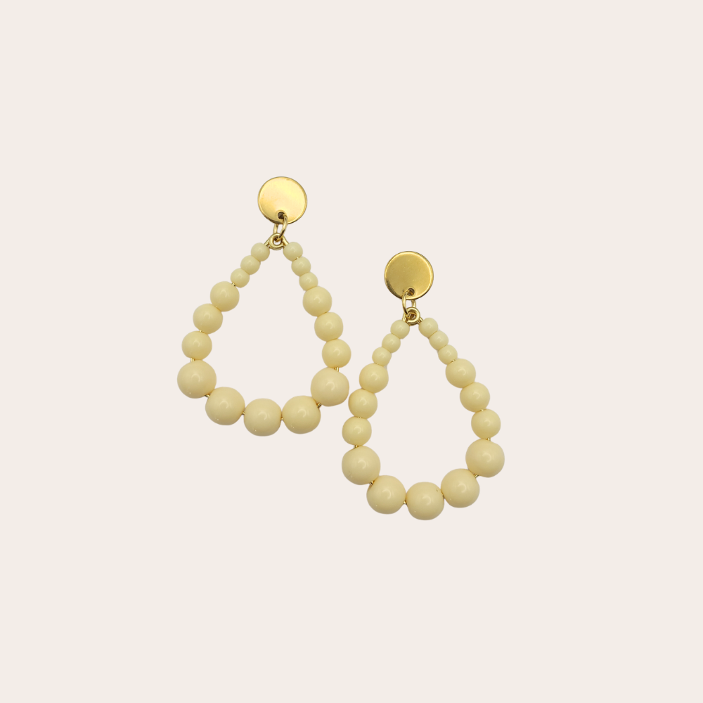 Statement oorbellen | Druppel | Juna | Glans