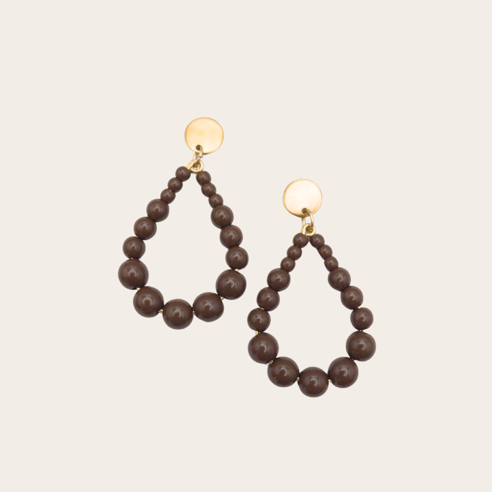 Statement oorbellen | Druppel | Juna | Glans