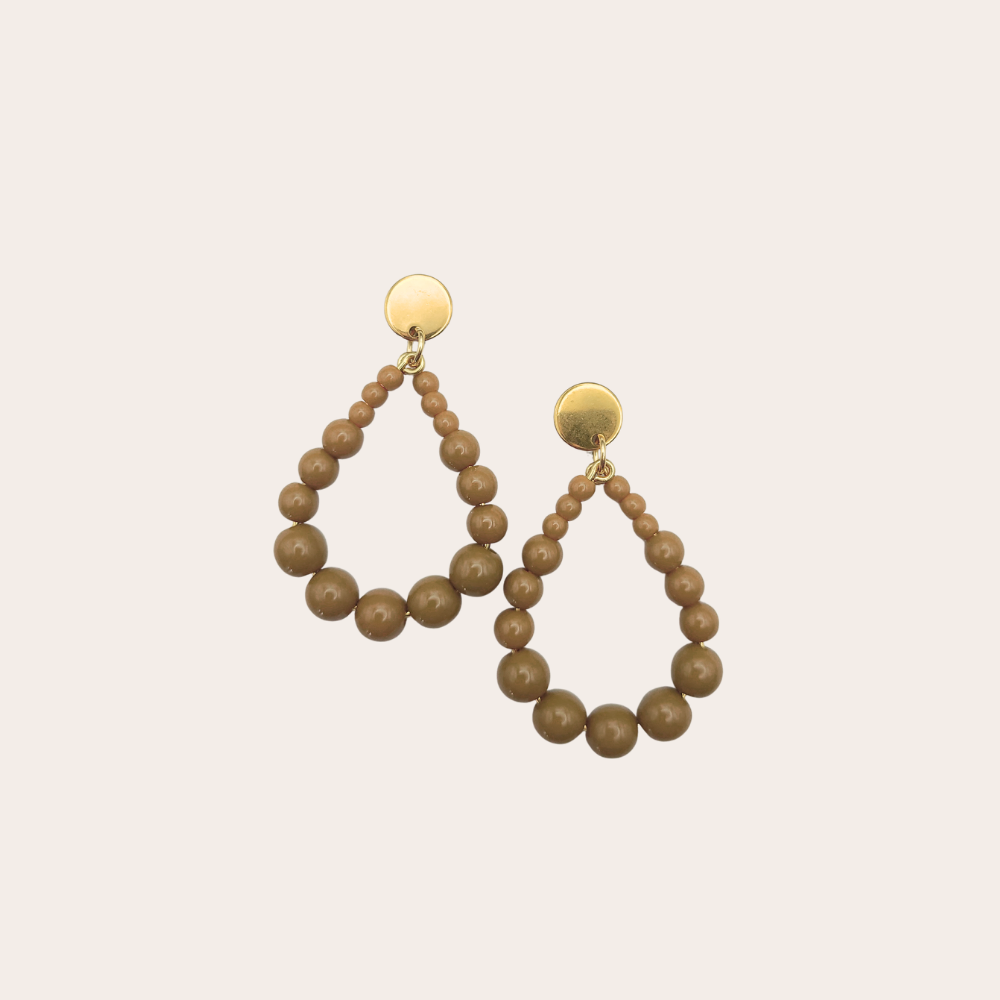 Statement oorbellen | Druppel | Juna | Glans