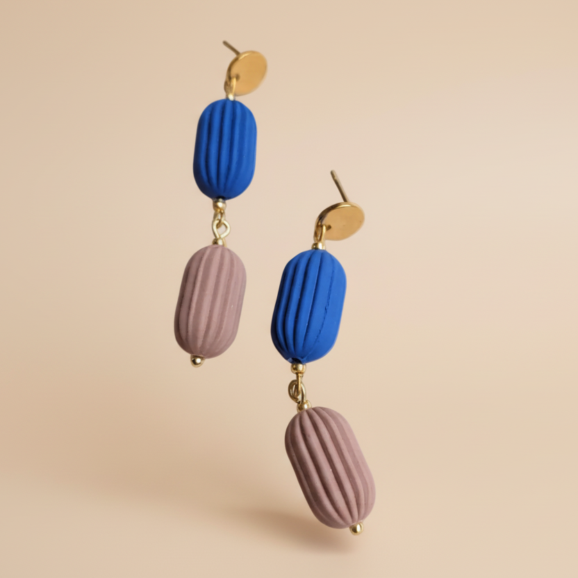 Statement oorbellen | kralen | Olivia