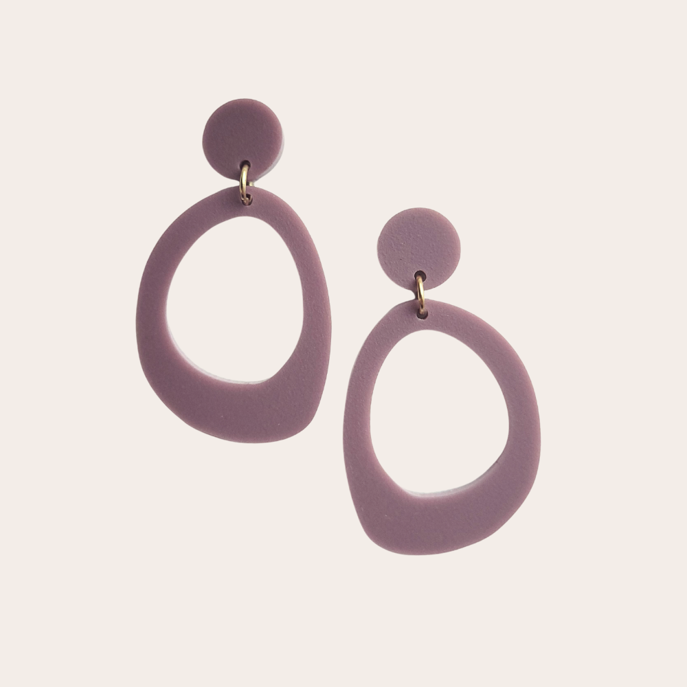 Statement oorbellen organisch | Arwen MAT