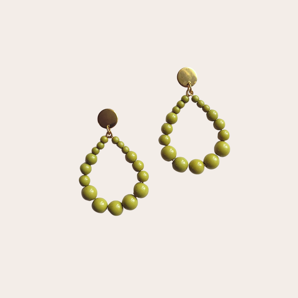 Statement oorbellen | Druppel | Juna | Glans