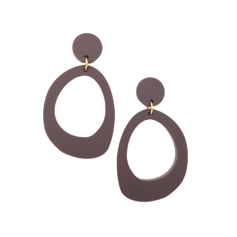 Statement oorbellen organisch | Arwen MAT