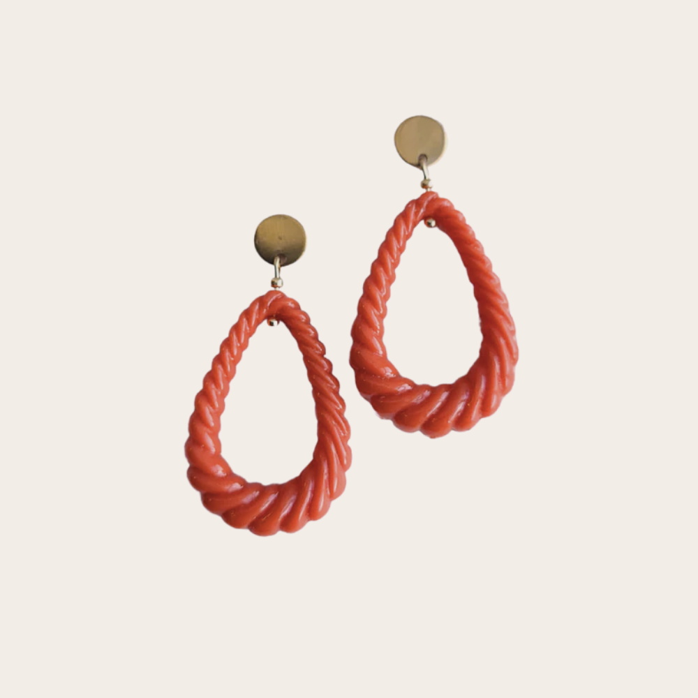 Kleine druppel oorbellen | Floortje TWISTED XS