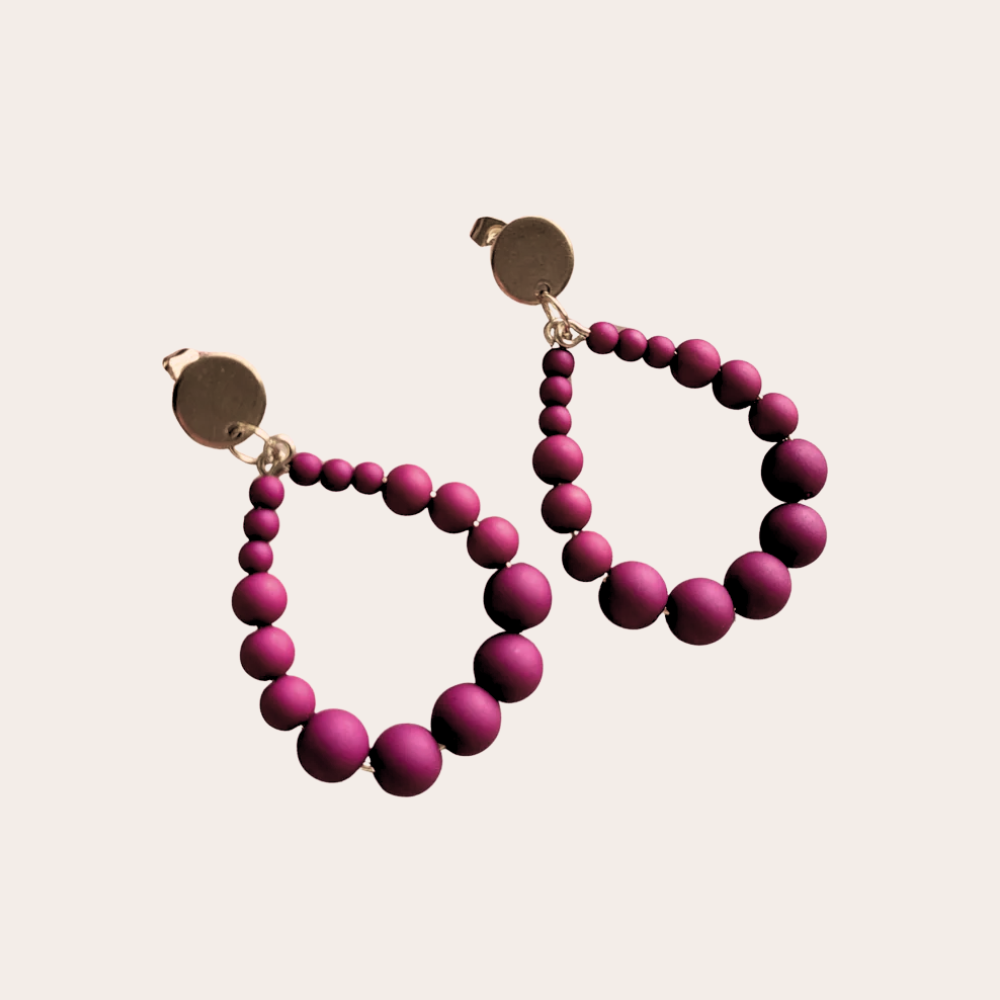Statement oorbellen | Druppel | Juna | Mat