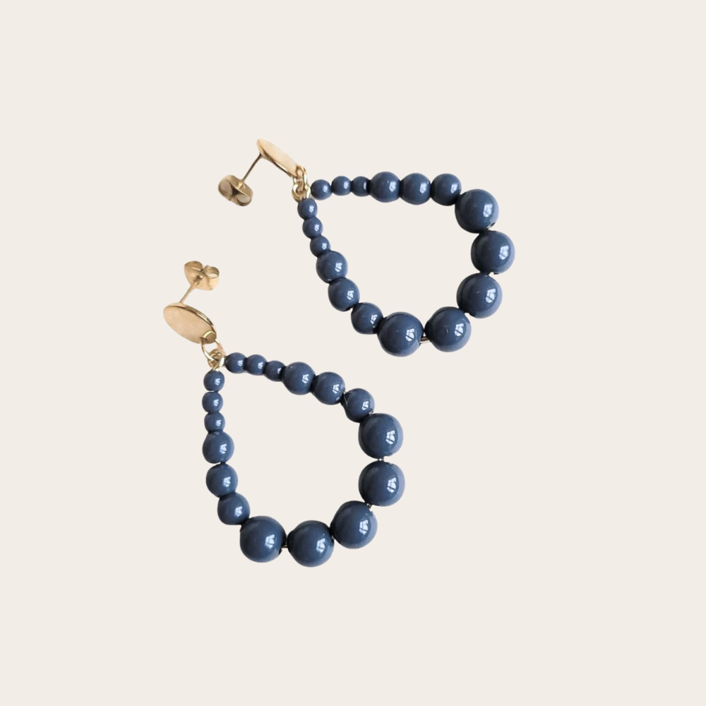 Statement oorbellen | Druppel | Juna | Glans