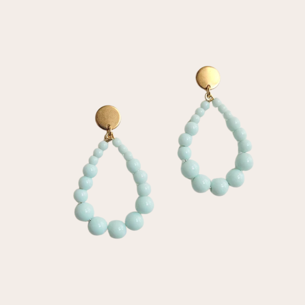 Statement oorbellen | Druppel | Juna | Glans